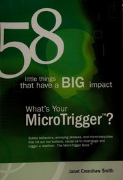 58 Little Things That Have A Big Impact Smith Janet Crenshaw