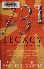 The 731 Legacy A Cotten Stone Mystery None 1st Ed Sholes