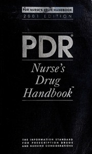2001 Pdr Nurses Drug Handbook None Rev Ed Edition Spratto George R