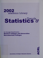 2002 Academic Library Trends And Statistics For Carnegie Classification Thompson