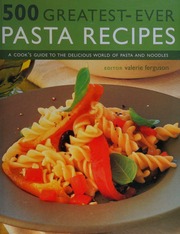500 Greatestever Pasta Recipes Ferguson Valerie 1954