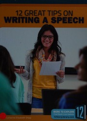 12 Great Tips On Writing A Speech Shipp Catherine Elisabeth 1969 Author
