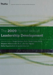 The 2009 Pfeiffer Annual Dotlich David L David Landreth 1950