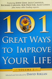 101 Great Ways To Improve Your Life Volume 2 Riklan David 1961