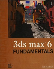 3ds Max 6 Fundamentals Papcdr Edition Boardman Ted
