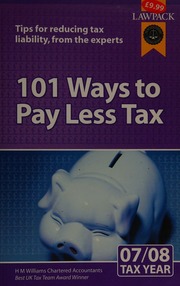 101 Ways To Pay Less Tax 3rd Ed Pat Joseph And Others Joseph