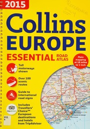 2015 Collins Essential Road Atlas Europe Collins Maps