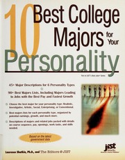10 Best College Majors For Your Personality Shatkin Laurence Jist Works