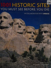 1001 Historic Sites You Must See Before You Die Cavendish Richard Matsuura