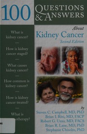 100 Questions Answers About Kidney Cancer Campbell Steven C