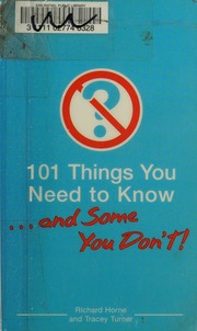 101 Things You Need To Know And Some You Dont Turner Tracey