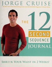 The 12second Sequence Journal Shrink Your Waist In 2 Weeks None Spi Edition Cruise