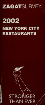 2002 New York City Restaurants Diuguid Carol Gathje Curtis Cohn
