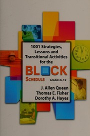 1001 Strategies Lessons And Transitional Activities For The Block Schedule Grades 612 Queen