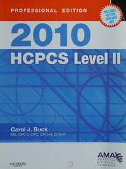 2010 Hcpcs Level Ii Professional Ed Buck Carol J