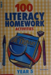 100 Literacy Homework Activities Webster Chris 1950