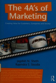 The 4 As Of Marketing Creating Value For Customers Companies And Society Sheth