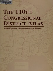 The 110th Congressional District Atlas Gaquin Deirdre Debrandt