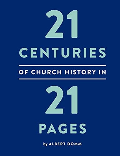 21 Centuries Of Church History In 21 Pages Albert Domm