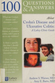 100 Questions Answers About Crohns Disease And Ulcerative Colitis A Lahey Clinic Guide 1 Edition Warner