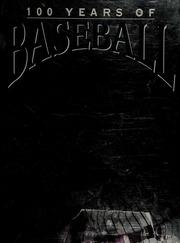 100 Years Of Baseball Nemec David Wisnia Saul