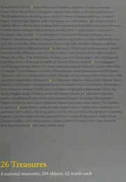 26 Treasures 4 National Museums 104 Objects 62 Words Each Simmons