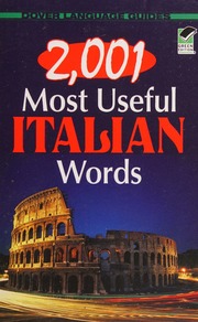 2001 Most Useful Italian Words Dettori Giovanni Maria