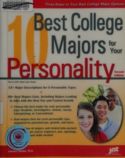 10 Best College Majors For Your Personality 2nd Ed Shatkin Laurence