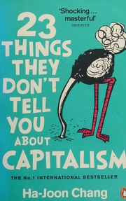23 Things They Dont Tell You About Capitalism Hajoon Chang