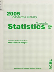 2005 Academic Library Trends And Statistics For Carnegie Classification Masters Colleges And Institutions Baccalaureate Colleges Thompson