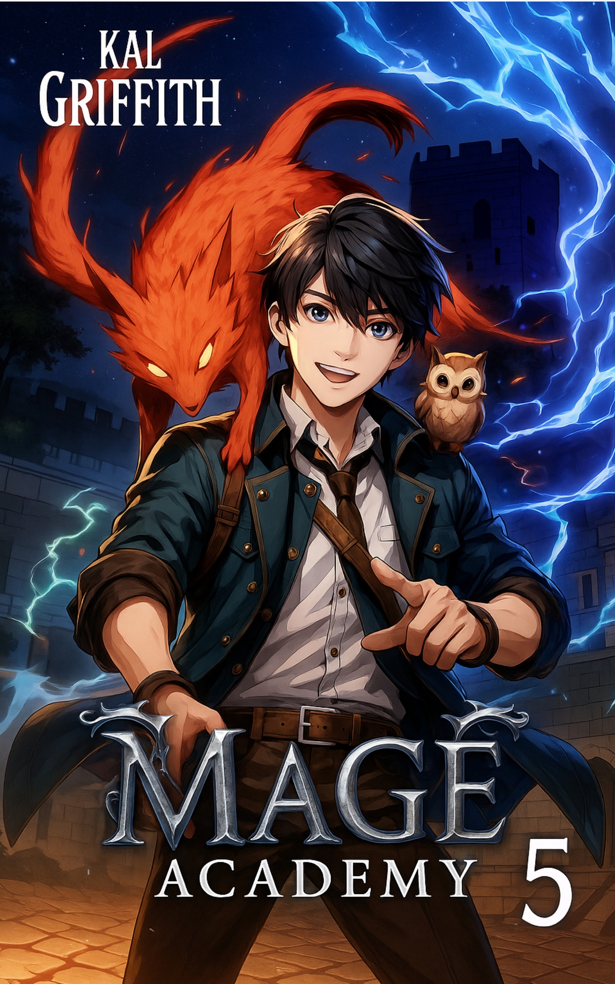 Mage Academy 5 A Litrpg Magic Academy Light Novel Imperial Summoner Kal Griffith