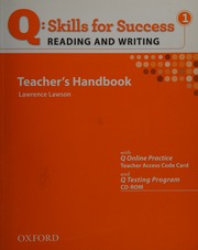 Q Skills For Success Reading And Writing Bixby Jennifer Mcveigh