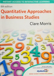 Quantitative Approaches In Business Studies Morris Clare 1948