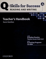 Q Skills For Success Reading And Writing None Gramer Morgot F