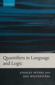 Quantifiers In Language And Logic Peters Stanley 1941 Westerstahl