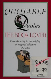Quotable Quotes The Book Lover Mills Tony Mills Penny