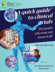 A Quick Quide To Clinical Trials Davies Madhu Editor Kermani