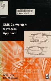 Qms Conversion A Process Approach 2nd Ed Hoyle David Thompson