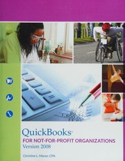 Quickbooks For Notforprofit Organizations For Quickbooks Pro Premier And Premier Nonprofit Edition Version 2008 Manor