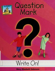 Question Mark Salzmann Mary Elizabeth 1968