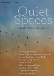 Quiet Spaces A Creative Response To Gods Love Mayaugust 2014 Smith