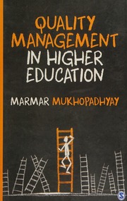 Quality Management In Higher Education Mukhopadhyay Marmar