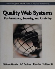 Quality Web Systems Performance Security And Usability Dustin