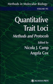 Quantitative Trait Loci Methods And Protocols Camp Nicola J Cox