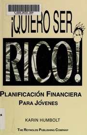 Quiero Ser Rico Planificacion Financiera Para Jovenes None 1st Edition Humbolt