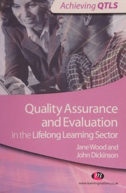 Quality Assurance And Evaluation In The Lifelong Learning Sector Wood