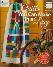 Quilts You Can Make In A Day Annies Quilting