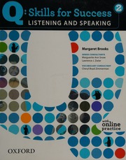 Q Skills For Success Listening And Speaking Mcclure Kevin Vargo