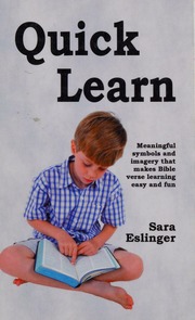 Quick Learn Bible Memorization The Easy Way Eslinger Sara J