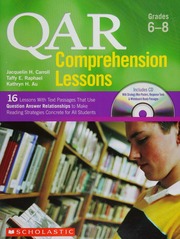 Qar Comprehension Lessons Grades 68 Carroll Jacquelin H Raphael